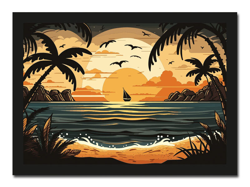 Wandbild – Hawaii Sunrise