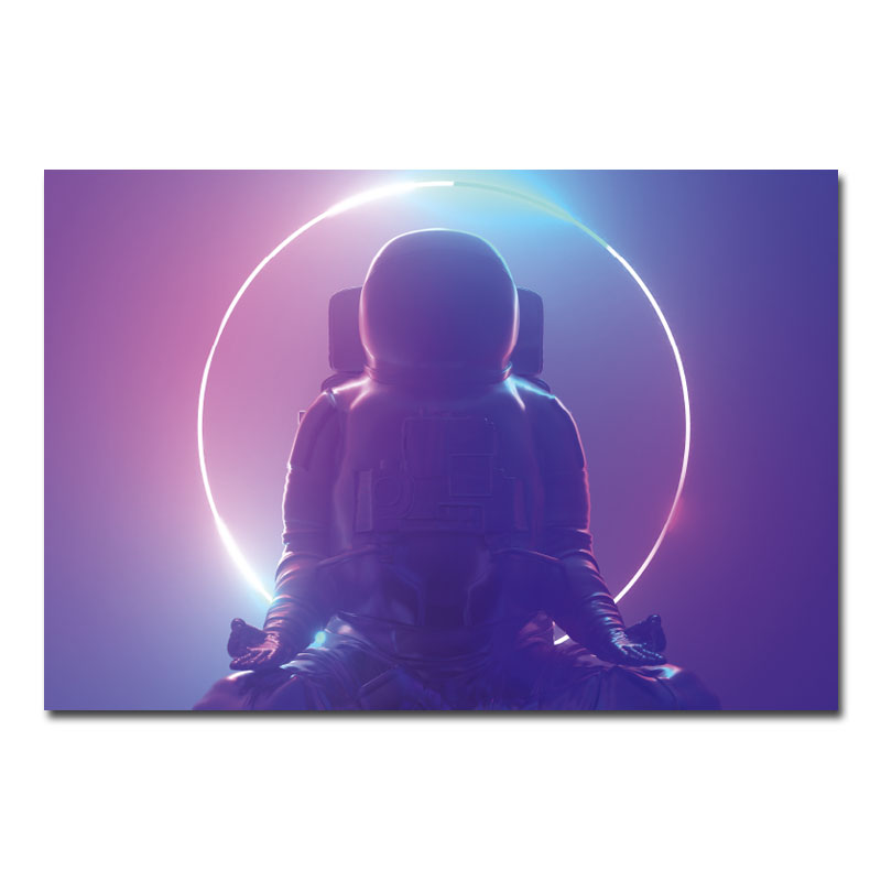Wandbild Space Intensive Space Yoga 00004-a