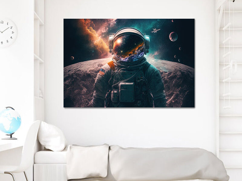 Wandbild – Astronaut Lost in Space