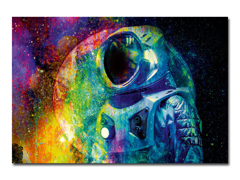 Wandbild – Space Pop Art