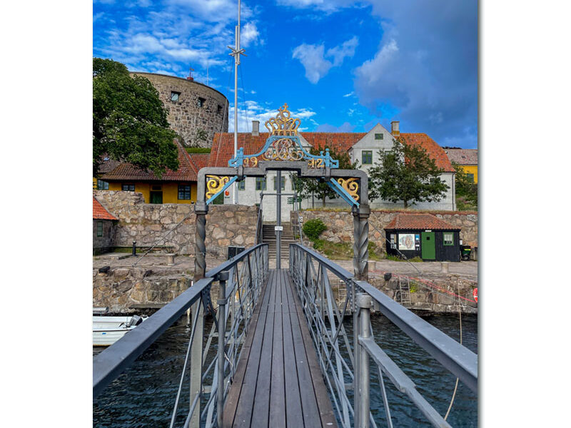 Wandbild – Brücke Christiansø und Frederiksø