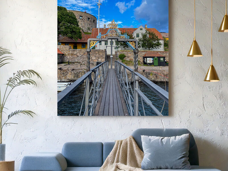 Wandbild – Brücke Christiansø und Frederiksø