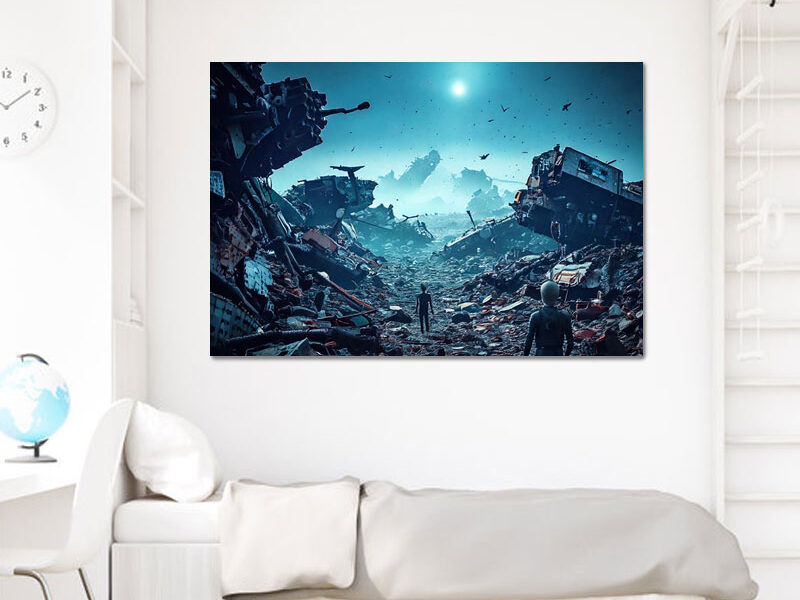 Wandbild – Junkyard