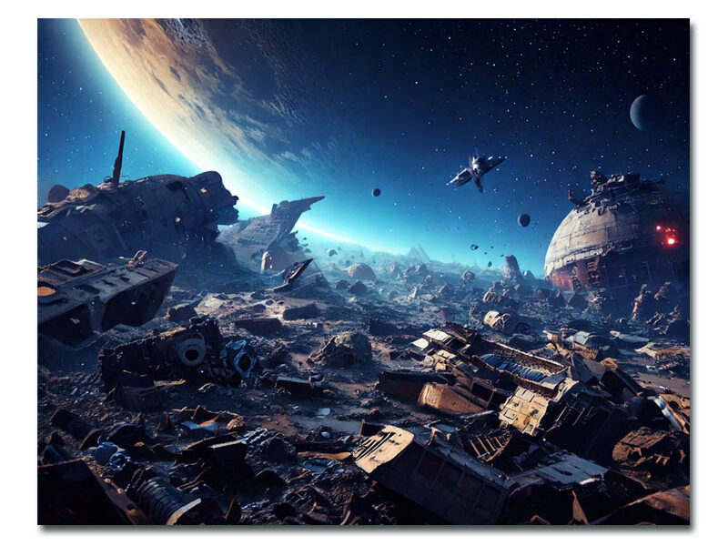 Wandbild – Junkyard II