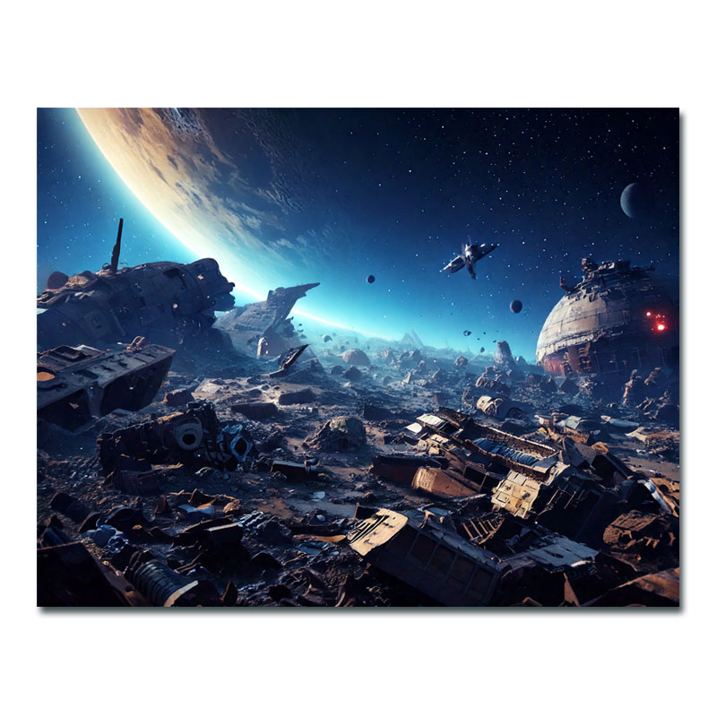 Wandbild Space Junkyard-II 00016-a