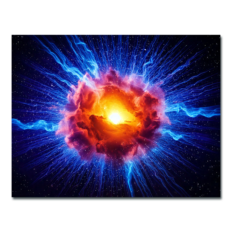 Wandbild Space Sternenexplosion-I 00013-a