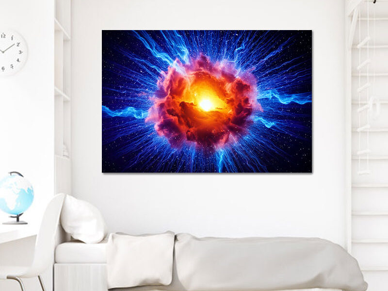 Wandbild – Sternenexplosion