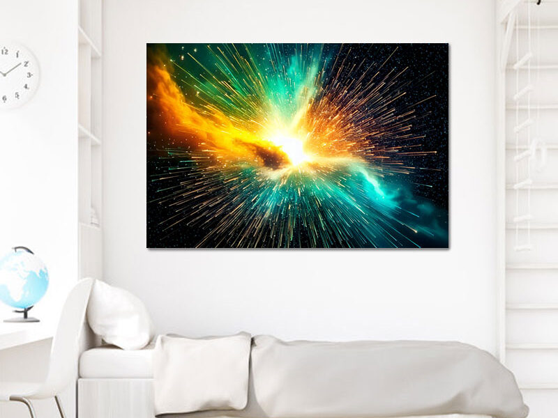 Wandbild – Sternenexplosion II